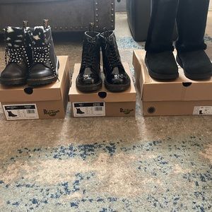 Boots size 3y girls Ugg & Dr marten